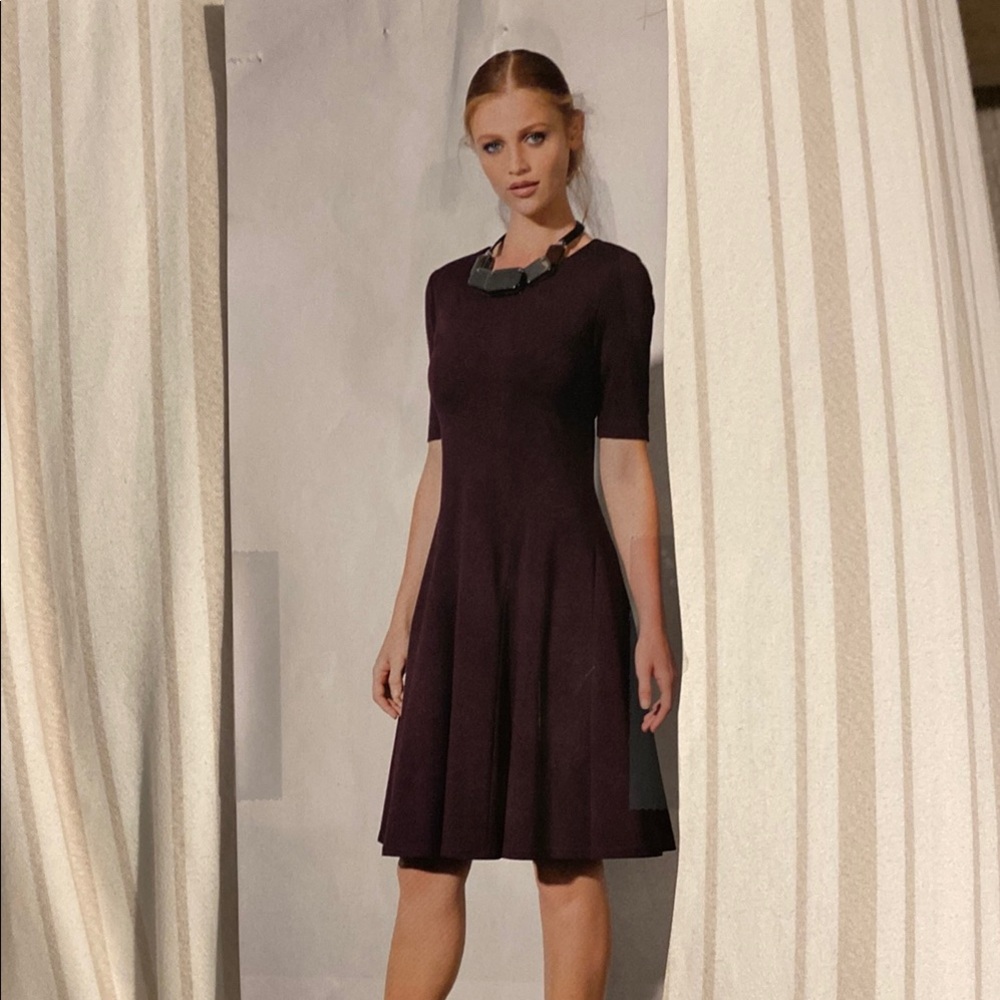 NWOT Lafayette 148 New York Jersey Fit and Flare Dress